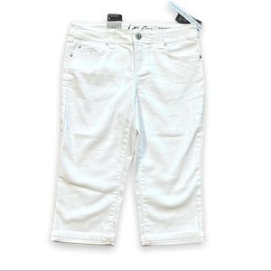 INC Women’s White Jeans Capri Pants - Brand New